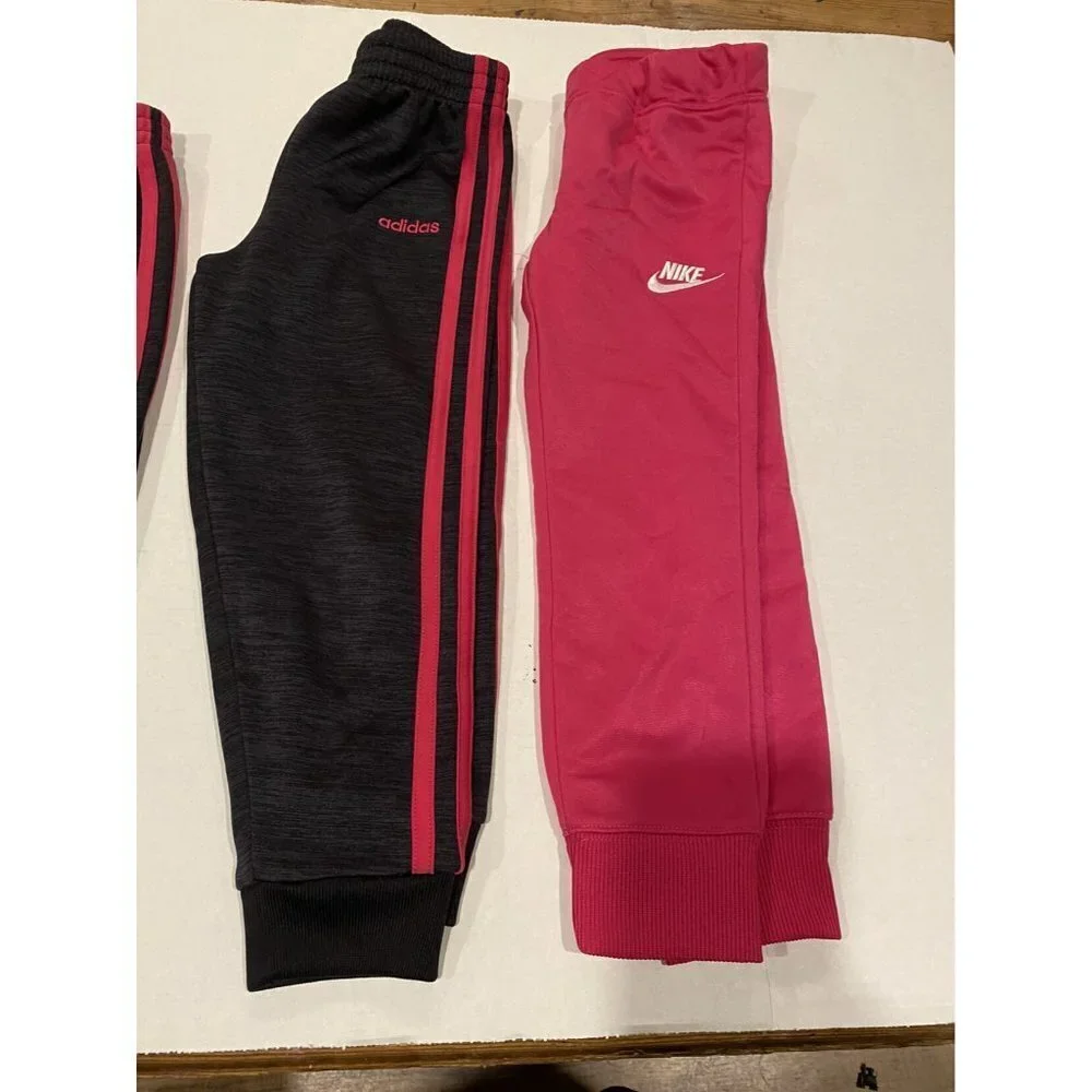 Bundle Of Athletic Fleece Lined Sweatpants Nike Adidas 4/XS